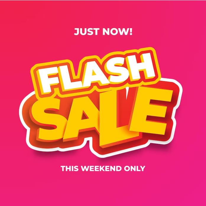 Flash sale for specific item