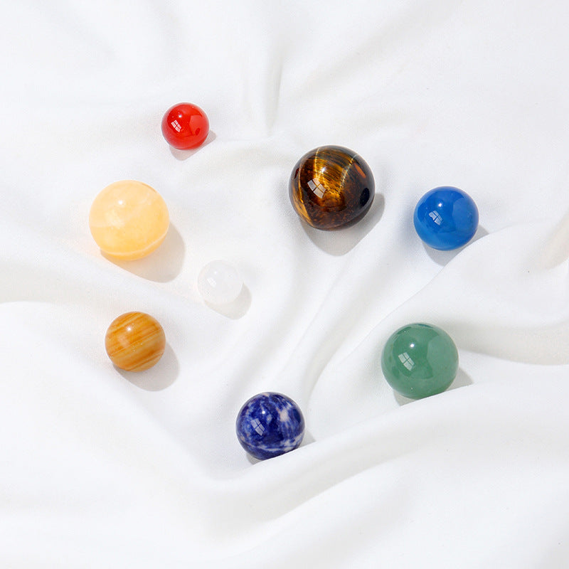 Solar System crystal Ball specimen gift box