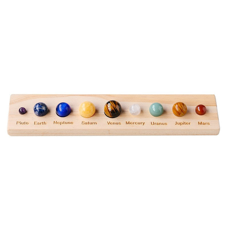 Solar System crystal Ball specimen gift box